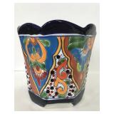 Ceramic painted planter