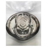 Large metal meat tray