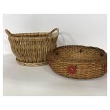 Granada and other brown wicker baskets