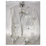 New with tags Lauren white jacket size Large