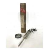 Rare Morton Salt meat curing thermometer