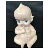 Ceramic cupie like figure hollow