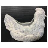 Ceramic speckled chicken succulent planter