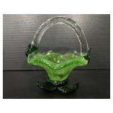 Art glass basket