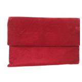 Vintage Bobbie Jerome red velvet clutch