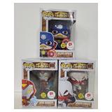 Three Walgreens exclusive Funko Pop super hero