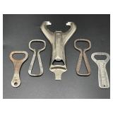 Old advertising bottle opener collection