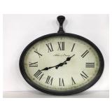 Arbor & Emery oval analog clock