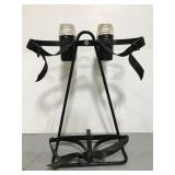 Golf cart duel bag carrying mount