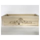 Rectangular wooden kitchen box for DIY