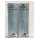 Two new Yellow Lab magnetic notepads