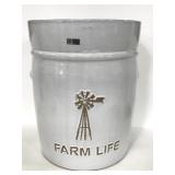 Michael Carr Designs tall windmill planter