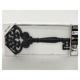 New black large key wall decor