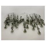 Glass beaded candlestick chandelier pieces