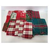 Holiday fabric placemats