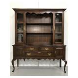 Ethan Allen solid wood buffet w/ hutch