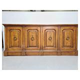 Vintage Drexel 4-door wood buffet w/ drawers