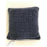 Primitives by Kathy Good Vibes blue pillow