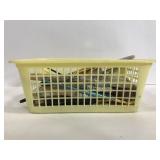 Basket of paint brushes