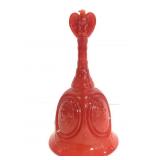 Vintage Fenton red glass bicentennial bell