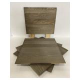Lot of 4 unfinished 12x12 wood panels