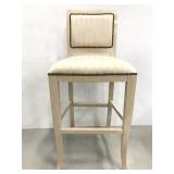 Cushioned seat and back bar stool chair