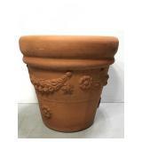 Large terracotta like planter