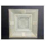 Vintage Art Deco frosted glass light fixture