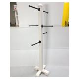 Industrial post coat rack