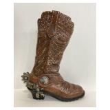 Cowboy boot wall pocket