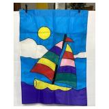 Sailboat outdoor flag