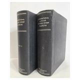 Two volume world stamp collection