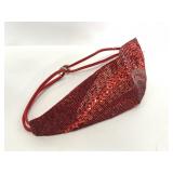 Vintage Milor red sequin belt w/ tag