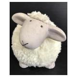 Vintage fluffy ceramic sheep