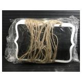 Wood chalk sign tags