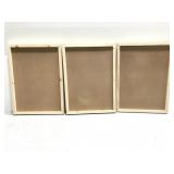 Three wood project boards