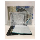 Used crafting stencils