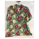 Jones New York petite Large Hawaiian shirt