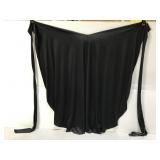 Vicky Vaughn black wrap shirt or cover