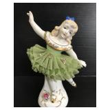 Porcelain ballerina figurine