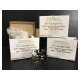 Christmas around the world snow flake napkin rings