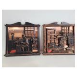 Coppercraft guild wall plaques