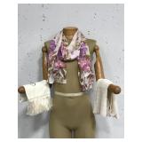 Cynthia Rowley, Jones NY, and Currie scarves