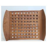 Wood lattace tray