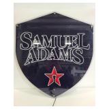 Samuel Adams light up acrylic sign