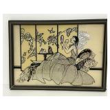 Framed Butterfly Wing Effects hand processed art