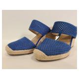 Franco Sarto size 6m blue wedges