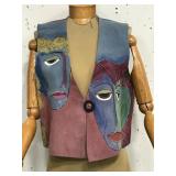 Hand painted signed vest