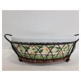 Temptations ovenware by Tara bowl & basket stand