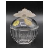 Saks 5th Avenue leaded crystal trinket dish